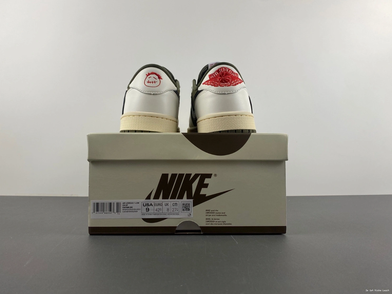 Olive OG 1 Scott Low Jordan Air DM7866-200 Travis 0130